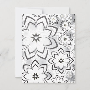 Carte De Correspondance Design floral 11