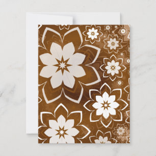 Carte De Correspondance Design floral 13