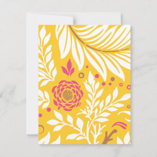 Carte De Correspondance Design floral 24