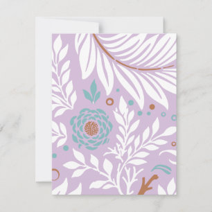 Carte De Correspondance Design floral 26