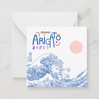Carte De Correspondance Domo Arigato !