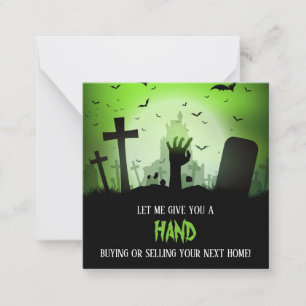 Carte De Correspondance Donnez-vous la main Halloween Pop By