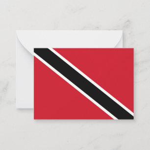 Carte De Correspondance Drapeau de Trinité-et-Tobago
