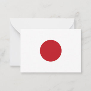 Carte De Correspondance Drapeau du Japon