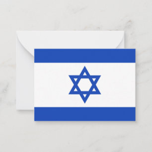 Carte De Correspondance Drapeau Israël