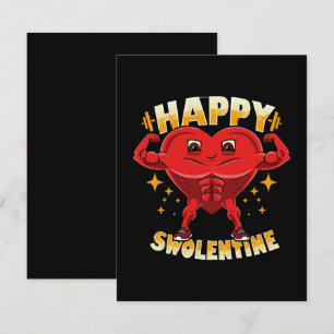 Carte De Correspondance Drôle Coeur Gym entraînement Valentine Cadeau
