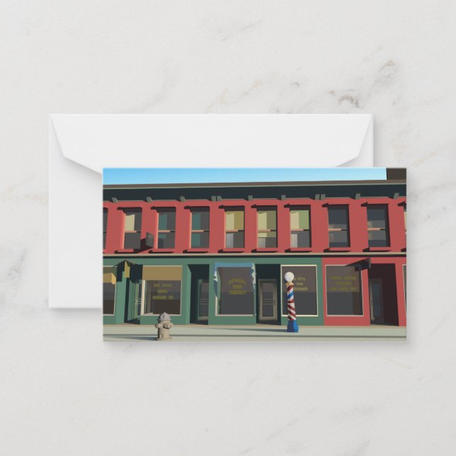 Carte De Correspondance Early Sunday Morning (Devant)