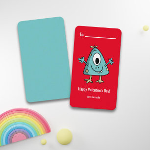 Carte De Correspondance École Heureuse Sainte-Valentin Monster