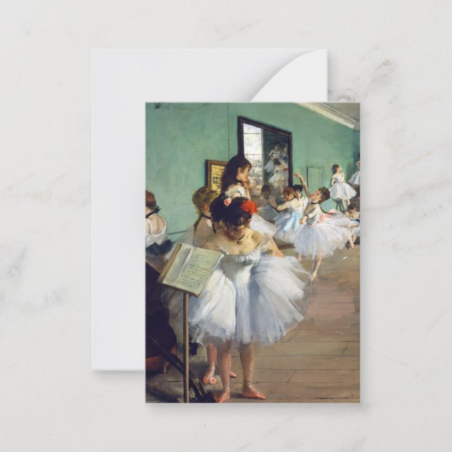 Carte De Correspondance Edgar Degas - Classe Danse (Devant)