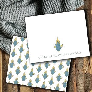 Carte De Correspondance Élégant Mariage d'ornement floral