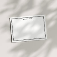 Élégant minimaliste deux bordures professionnel no