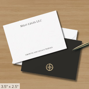 Carte De Correspondance Élégant minimaliste entreprise