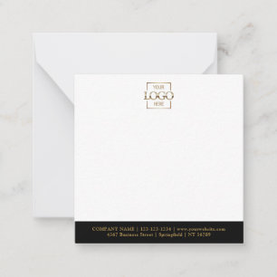 Carte De Correspondance Élégant minimaliste Entreprise Logo d'entreprise M