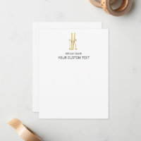 Élégant Ski Ski Stationery personnel