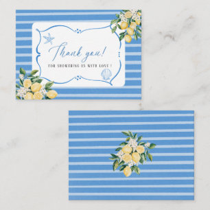 Carte De Correspondance Elégante aquarelle Main presser Douche nuptiale