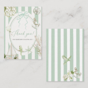 Carte De Correspondance Elégante aquarelle Tropical Beach Palm Bridal show