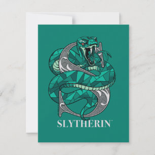 Carte De Correspondance Emblème croisé SLYTHERIN™