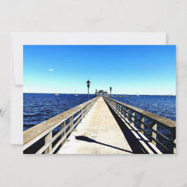 Carte De Correspondance En Regardant Le Quai En Bas