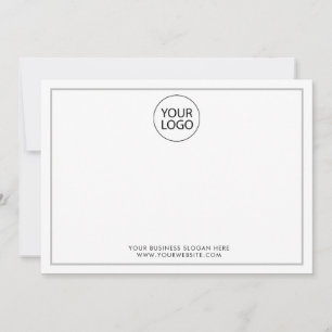 Carte De Correspondance Entreprise Professionnelle Personnalisée Logo Text