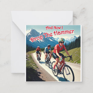 Carte De Correspondance Et Maintenant Je Lâche La Femme Marteau À Cycler