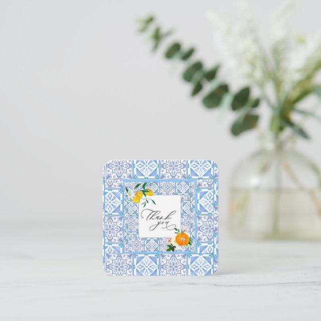 Carte De Correspondance Été, Méditerranéen, Amalfi style (Debout devant)