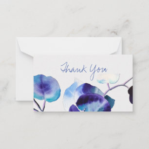 Carte De Correspondance Eucalyptus gomme feuille aquarelle art