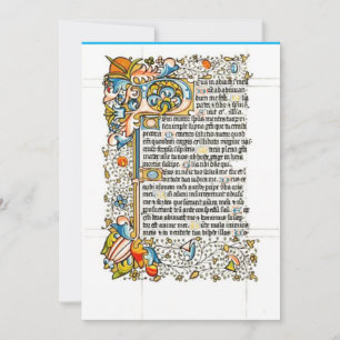 CARTE DE CORRESPONDANCE FACSIMILE DE MANUSCRITE À LA BIBLIOTHÈQUE DU PALAI