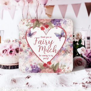 Carte De Correspondance Fairy Premier Anniversaire Mini Merci