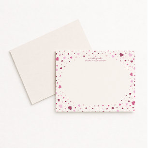 Carte de correspondance Falling Hearts