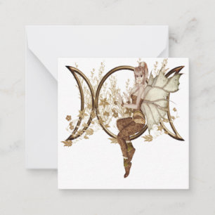 Carte De Correspondance Fée Triple Moon