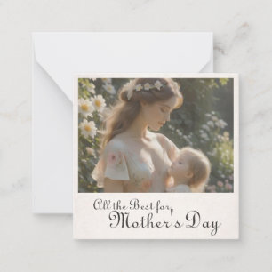 Carte De Correspondance Fête des Mères - Un Jardin Adorable