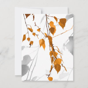 Carte De Correspondance Feuilles d'automne 2