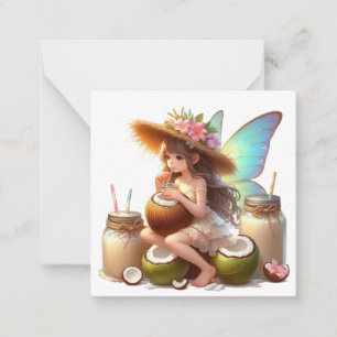 Carte De Correspondance Fiche Imaginaire Fairy