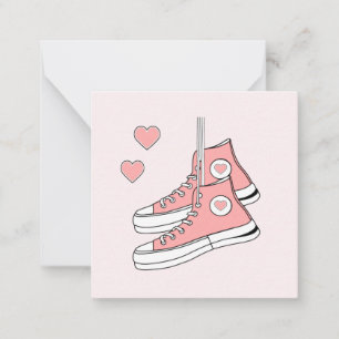 Carte De Correspondance Fille rose Basket