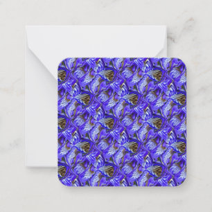 Carte De Correspondance Fleur Iris Violet / Esthétique / Carrelage / Plat