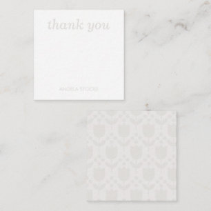Carte De Correspondance Fleur Rétro Personnalisée