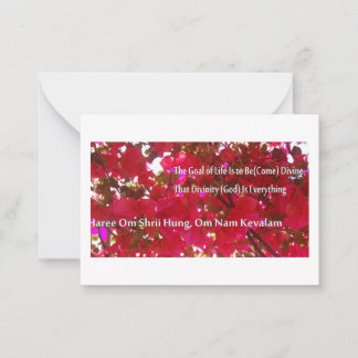 Carte De Correspondance Fleurs