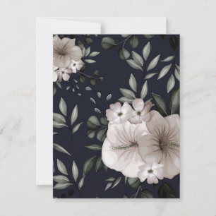Carte De Correspondance Fleurs aquarelles 22