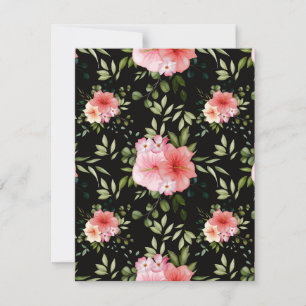 Carte De Correspondance Fleurs aquarelles 25
