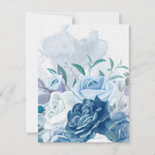 Carte De Correspondance Fleurs d'aquarelle 8