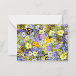 Carte De Correspondance Fleurs de printemps