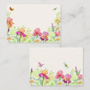 Carte De Correspondance Fleurs fleuries