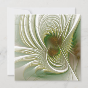 Carte De Correspondance Fleurs imaginaires fractales douces et tendres