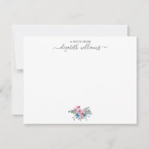 Floral violet bleu rose bleu bleu foncé