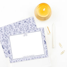 Flore Bleue Française Chic