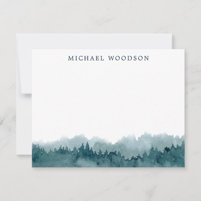 Carte De Correspondance Forêt personnalisée (Devant)