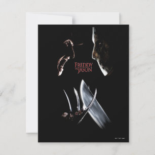 Carte De Correspondance Freddy vs. Jason Affiche de cinéma