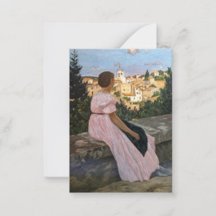 Carte De Correspondance Frédéric Bazille - La Robe rose