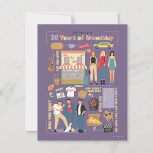Carte De Correspondance FRIENDS™ 30 ans d'amitié