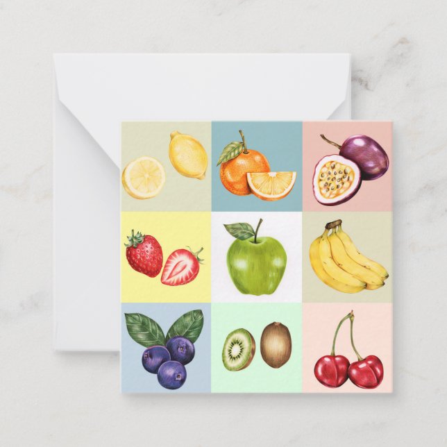 Carte De Correspondance Fruit (Devant)